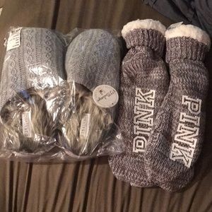 New PJ Salvage slipper & Victoria secret cozy sock
